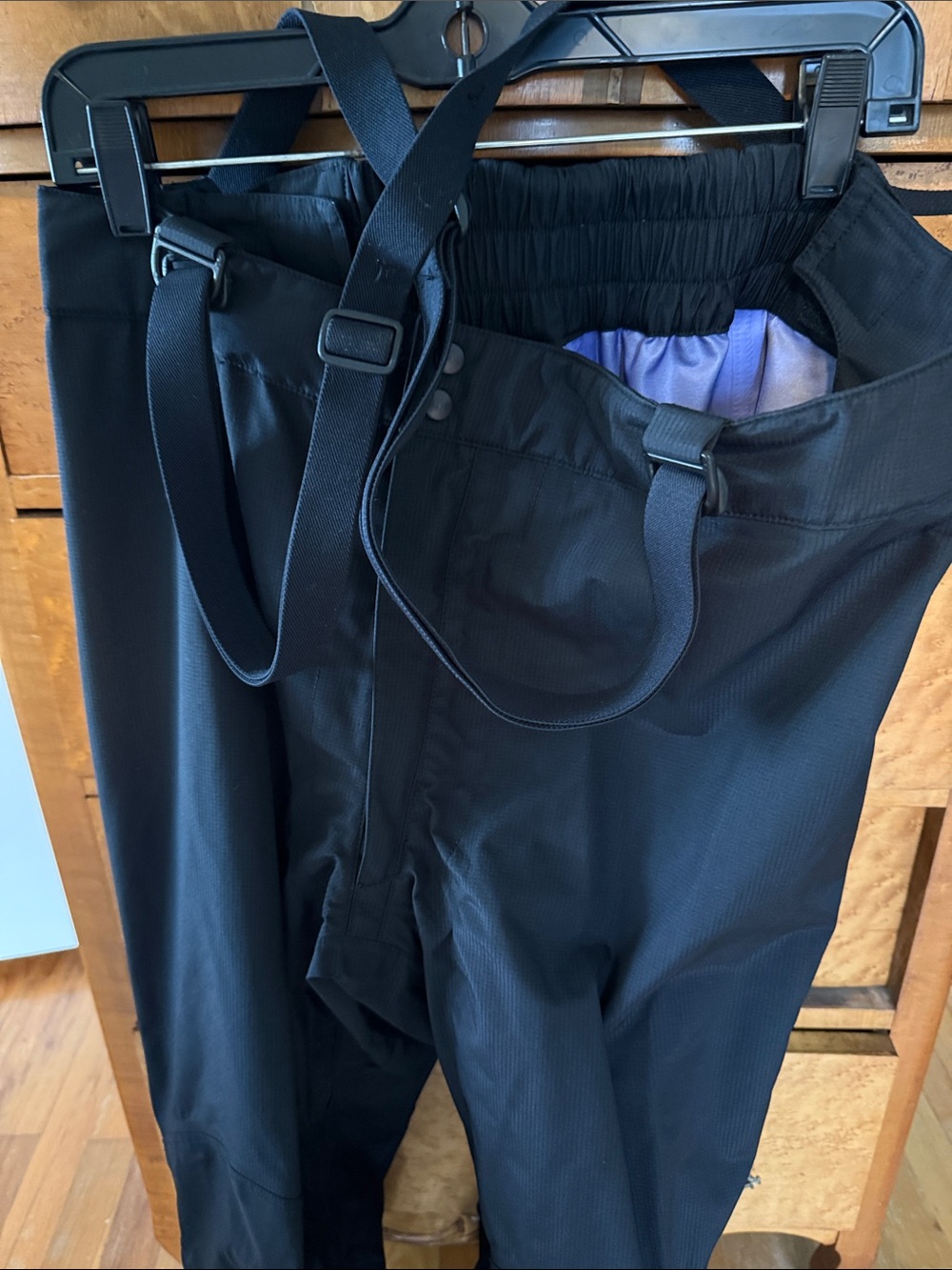 Patagonia Black Men's Terre Snow Pants with Suspenders
